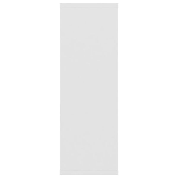 vidaXL Wall Shelf White 104x20x58.5 cm Engineered Wood