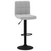 vidaXL Bar Stools 2 pcs Light Grey Velvet