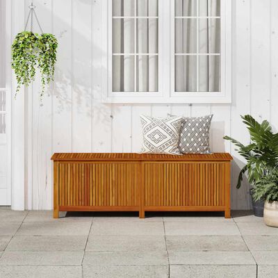 vidaXL Garden Storage Box 175x50x58 cm Solid Acacia Wood,  vidaXL Garden Storage Box 175x50x58 cm Solid Acacia Wood