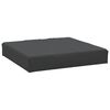 vidaXL Pallet Cushion | Black | Oxford fabric (100% polyester) | 60 x 60 x 6 cm