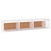 vidaXL TV Cabinets 3 pcs White Solid Wood Pine