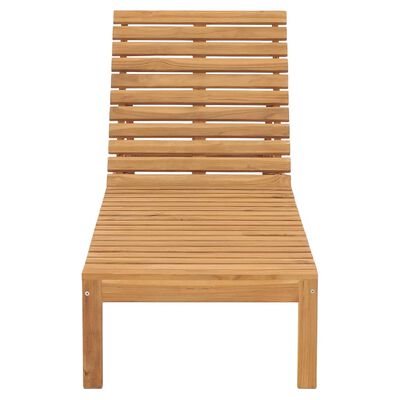vidaXL Sun Lounger Solid Teak Wood,  vidaXL Sun Lounger Solid Teak Wood