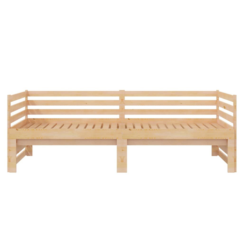 vidaXL Pull-out Day Bed without Mattress 2x(90x200)cm