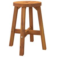 vidaXL Stool Brown 38x38x45 cm Round Solid Wood Acacia,  vidaXL Stool Brown 38x38x45 cm Round Solid Wood Acacia