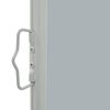 vidaXL Patio Retractable Side Awning 80x300 cm Grey
