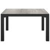 vidaXL Garden Coffee Table Grey 55x55x31 cm DPC and Steel