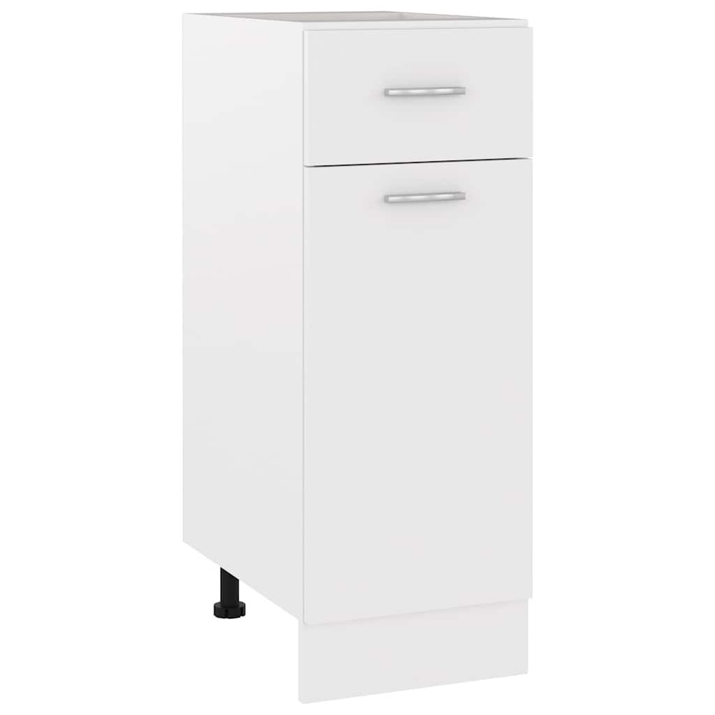vidaXL Drawer Bottom Cabinet Lyon White 30x46x81.5 cm Engineered Wood