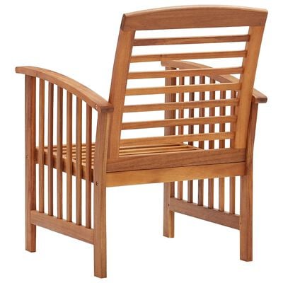 vidaXL Garden Chairs 2 pcs Solid Acacia Wood,  vidaXL Garden Chairs 2 pcs Solid Acacia Wood