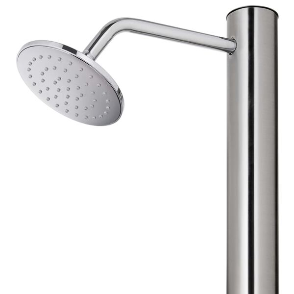 vidaXL Garden Shower 215 cm Stainless Steel