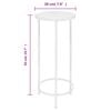 vidaXL Plant Stand Set 3 Pieces Vintage Style Metal Antique White