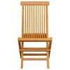 vidaXL Folding Garden Chairs 8 pcs Solid Teak Wood