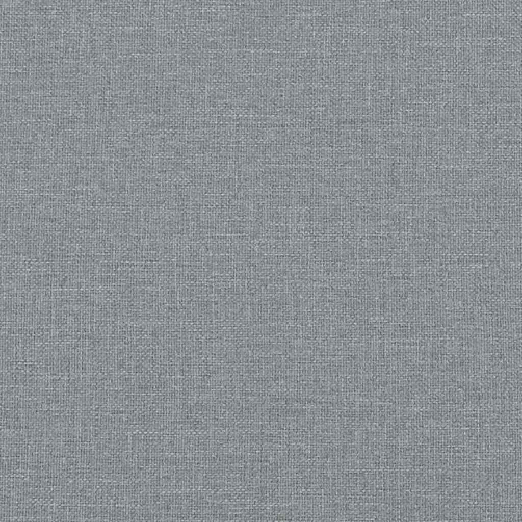 vidaXL Floor Sofa Bed 2-in-1 Light Grey 112x174x55 cm Fabric