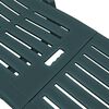 vidaXL Sun Lounger with Footrest Plastic Green