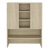 vidaXL Washing Machine Cabinet Sonoma Oak 70.5x25.5x90 cm