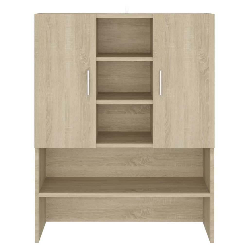 vidaXL Washing Machine Cabinet Sonoma Oak 70.5x25.5x90 cm