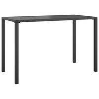 vidaXL Garden Dining Table Anthracite 110x54x70 cm Steel,  vidaXL Garden Dining Table Anthracite 110x54x70 cm Steel