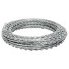vidaXL Razor Wire Helical Wire Roll Galvanized Steel 60 m