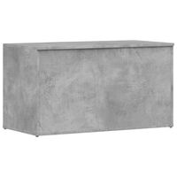 vidaXL Storage Chest Concrete Grey 84x42x46 cm Engineered Wood, concrete grey vidaXL Storage Chest Concrete Grey 84x42x46 cm Engineered Wood