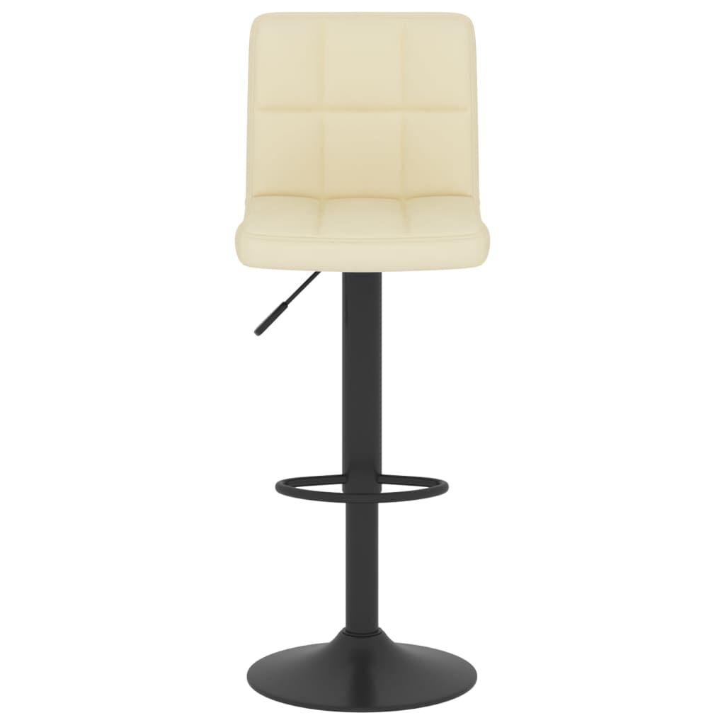 vidaXL Bar Stool Cream Fabric