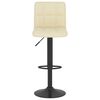 vidaXL Bar Stool Cream Fabric