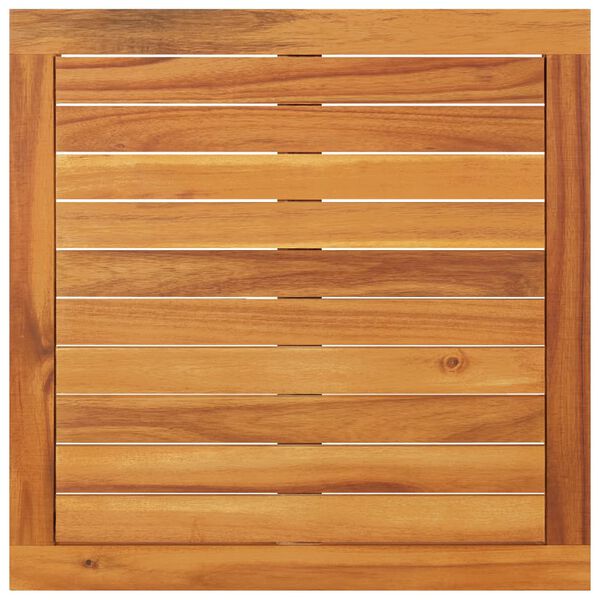 vidaXL Garden Table 64x64x29 cm Solid Acacia Wood