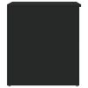 vidaXL Storage Chest Black 84x42x46 cm Engineered Wood