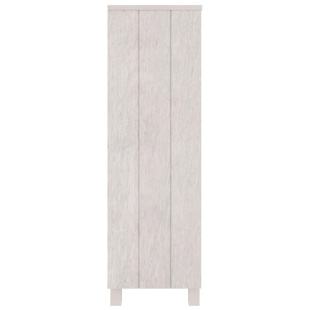 vidaXL Book Cabinet HAMAR White 85x35x112 cm Solid Wood Pine