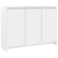 vidaXL Sideboard White 102x33x75 cm Engineered Wood, white vidaXL Sideboard White 102x33x75 cm Engineered Wood