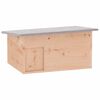 vidaXL Hedgehog House 45x33x22 cm Wood