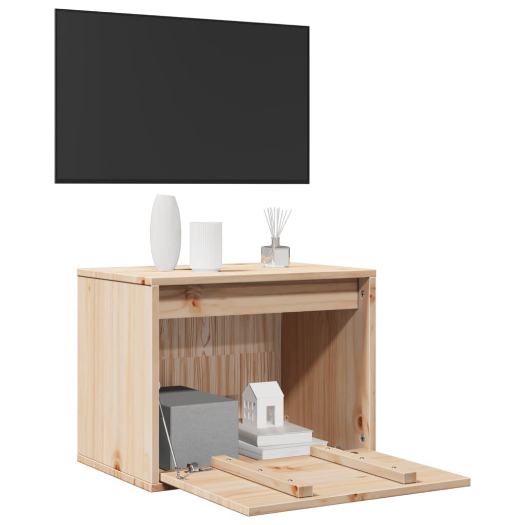 vidaXL Wall Cabinet 45x30x35 cm Solid Pinewood
