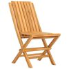 vidaXL Folding Garden Chairs 2 pcs 47x47x89 cm Solid Wood Teak
