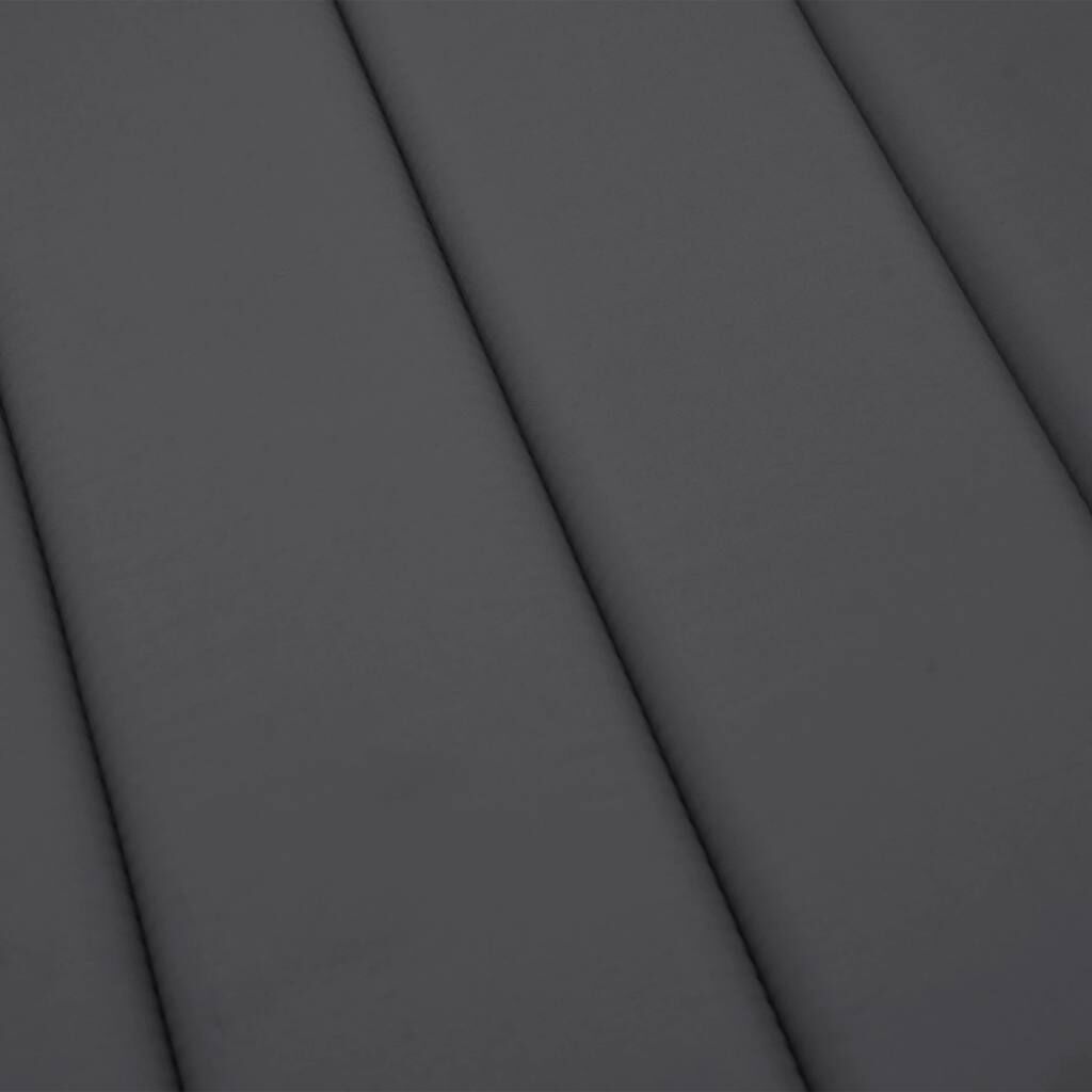 vidaXL Sun Lounger Cushion Anthracite 180x60x4 cm Oxford Fabric