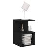 vidaXL Bedside Cabinets 2 pcs Black 35x35x55 cm Engineered Wood