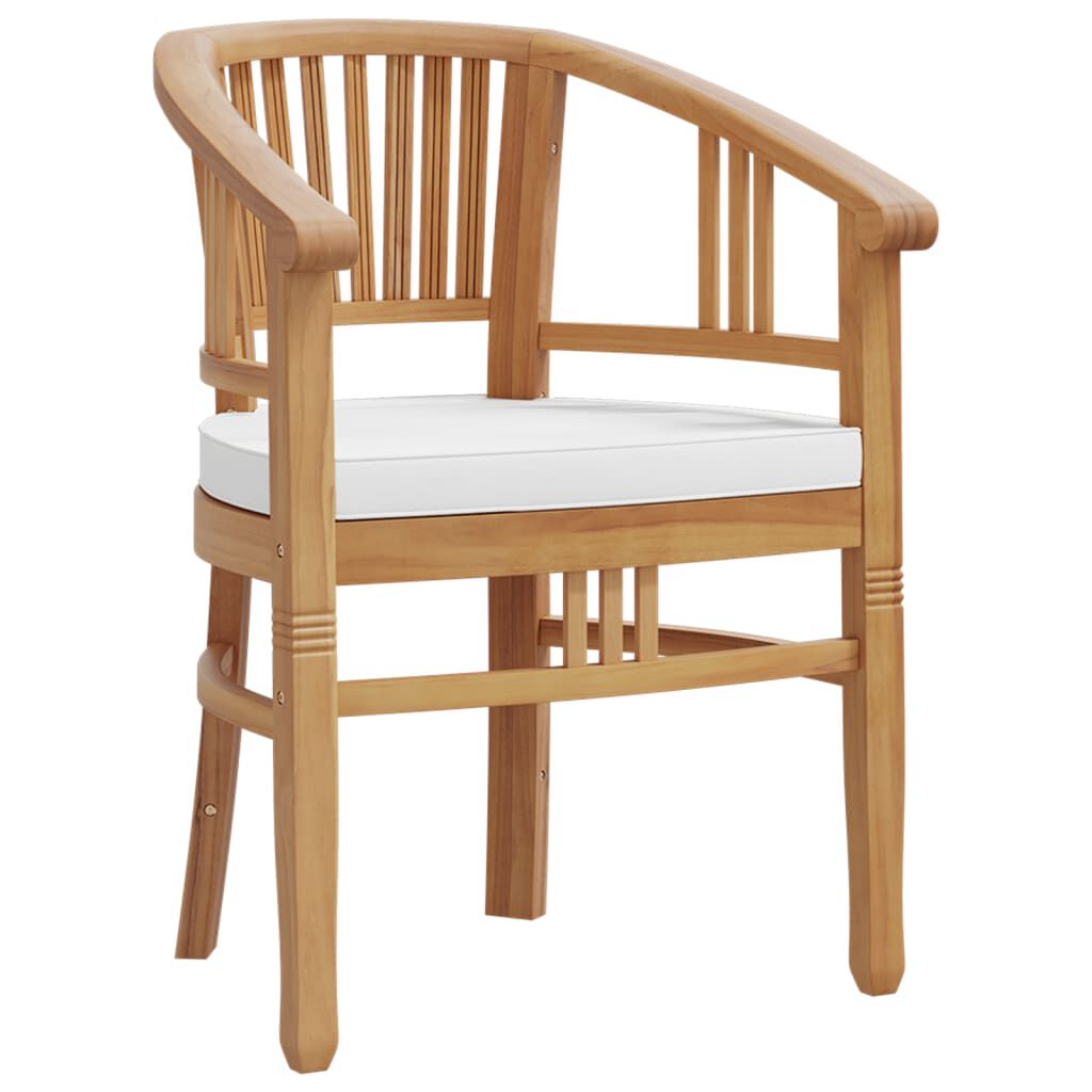vidaXL 5 Piece Garden Dining Set Solid Wood Teak