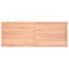 vidaXL Wall Shelf Light Brown 160x60x(2-4) cm Treated Solid Wood Oak