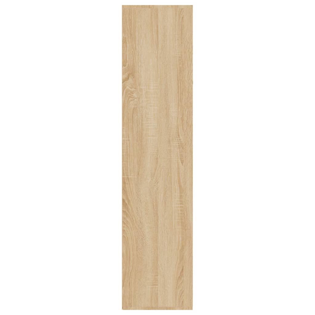 vidaXL Book Cabinet/Sideboard Sonoma Oak 66x30x130 cm Engineered Wood