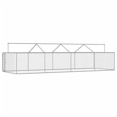 vidaXL Outdoor Dog Kennel with Roof 600x200x150 cm