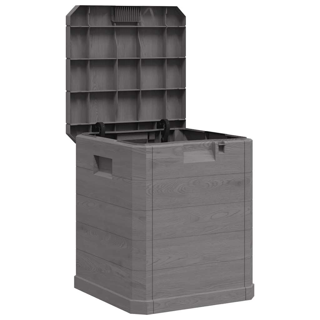 vidaXL Garden Storage Box 90 L Brown