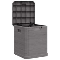 vidaXL Garden Storage Box 90 L Brown, brown vidaXL Garden Storage Box 90 L Brown