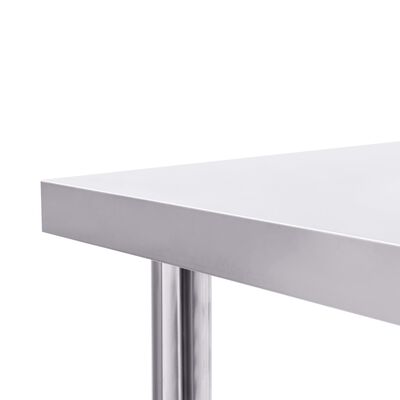 vidaXL Kitchen Work Table 100x60x85 cm Stainless Steel,  vidaXL Kitchen Work Table 100x60x85 cm Stainless Steel