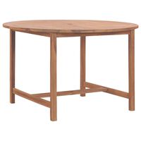 vidaXL Garden Dining Table Ø110x75 cm Solid Wood Teak,  vidaXL Garden Dining Table Ø110x75 cm Solid Wood Teak