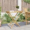 vidaXL Folding Tray Table 70.5x42.5x80 cm Bamboo