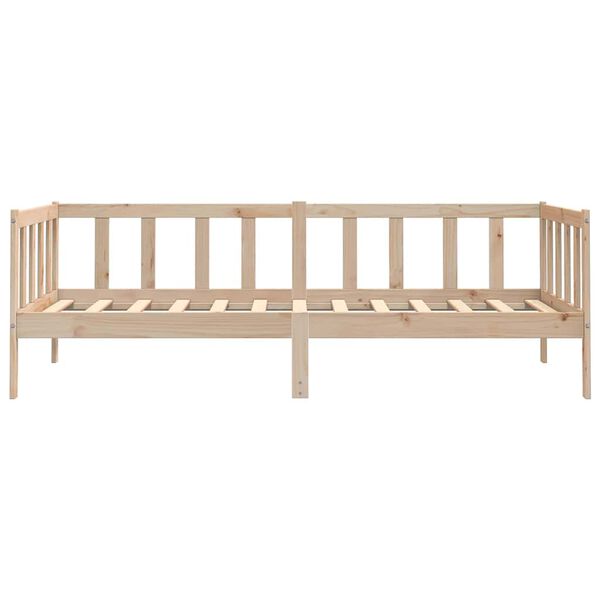 vidaXL Day Bed without Mattress Solid Wood Pine 90x200cm