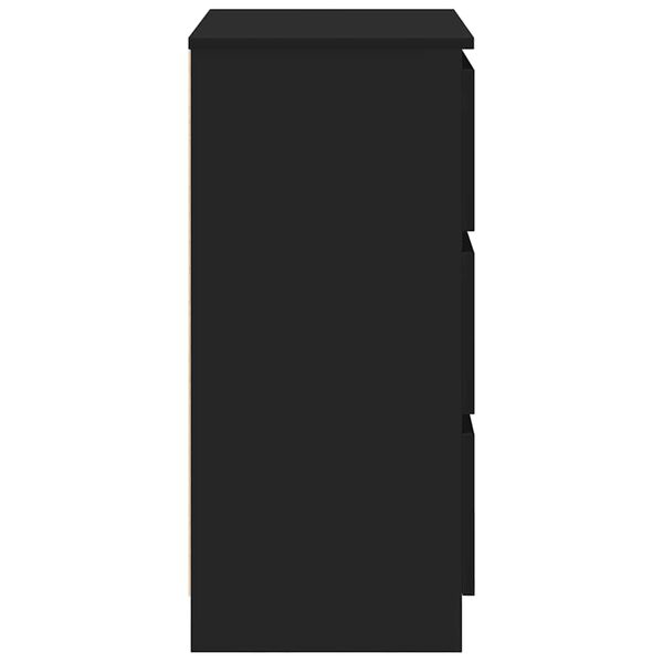 vidaXL Sideboard Black 60x35x76 cm Engineered Wood