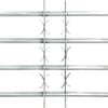 Adjustable Security Grille for Windows with 4 Crossbars 1000-1500 mm