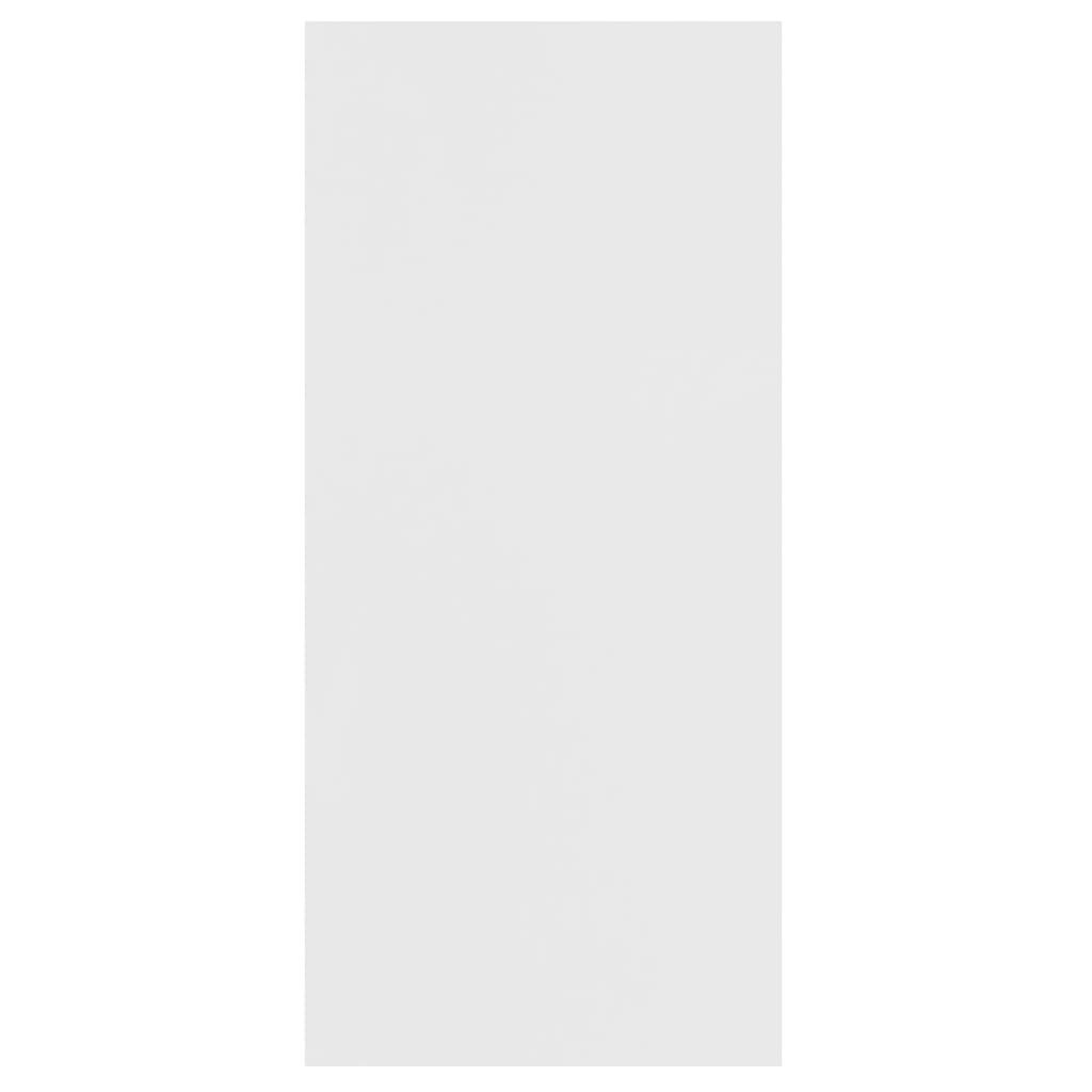 vidaXL Book Cabinet/Sideboard White 66x30x130 cm Engineered Wood