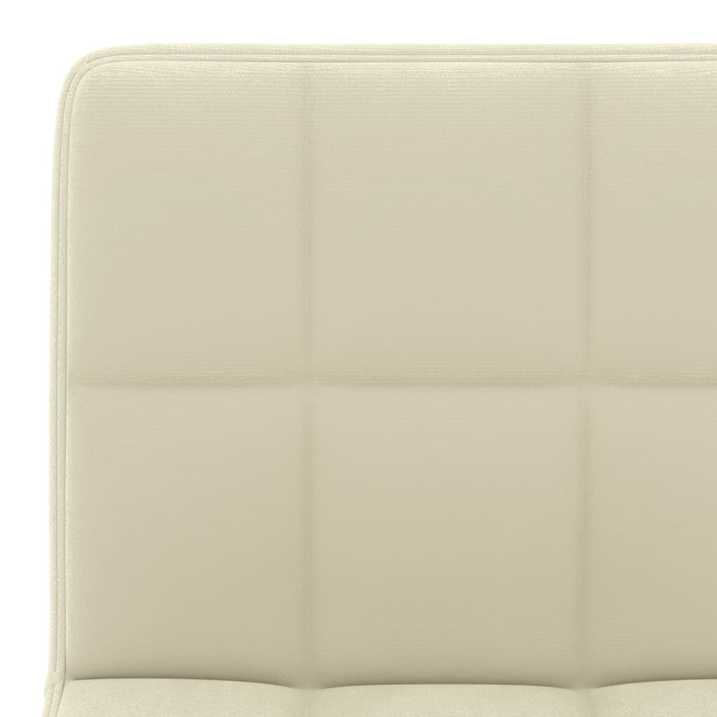 vidaXL Bar Stools 2 pcs Cream Velvet