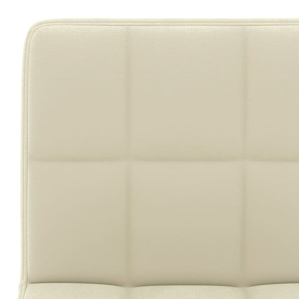 vidaXL Bar Stools 2 pcs Cream Velvet