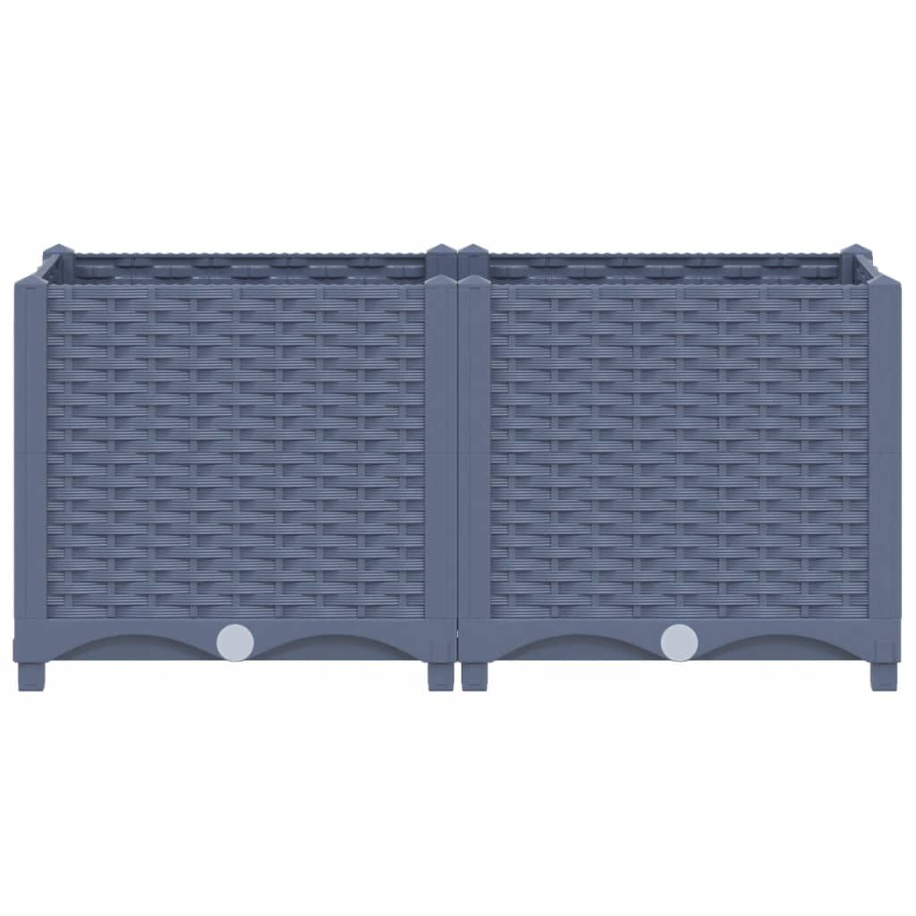 vidaXL Raised Bed 80x40x38 cm Polypropylene