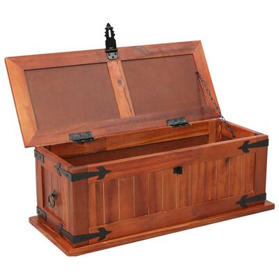 vidaXL Storage Chest 60x25x22 cm Solid Acacia Wood,  vidaXL Storage Chest 60x25x22 cm Solid Acacia Wood